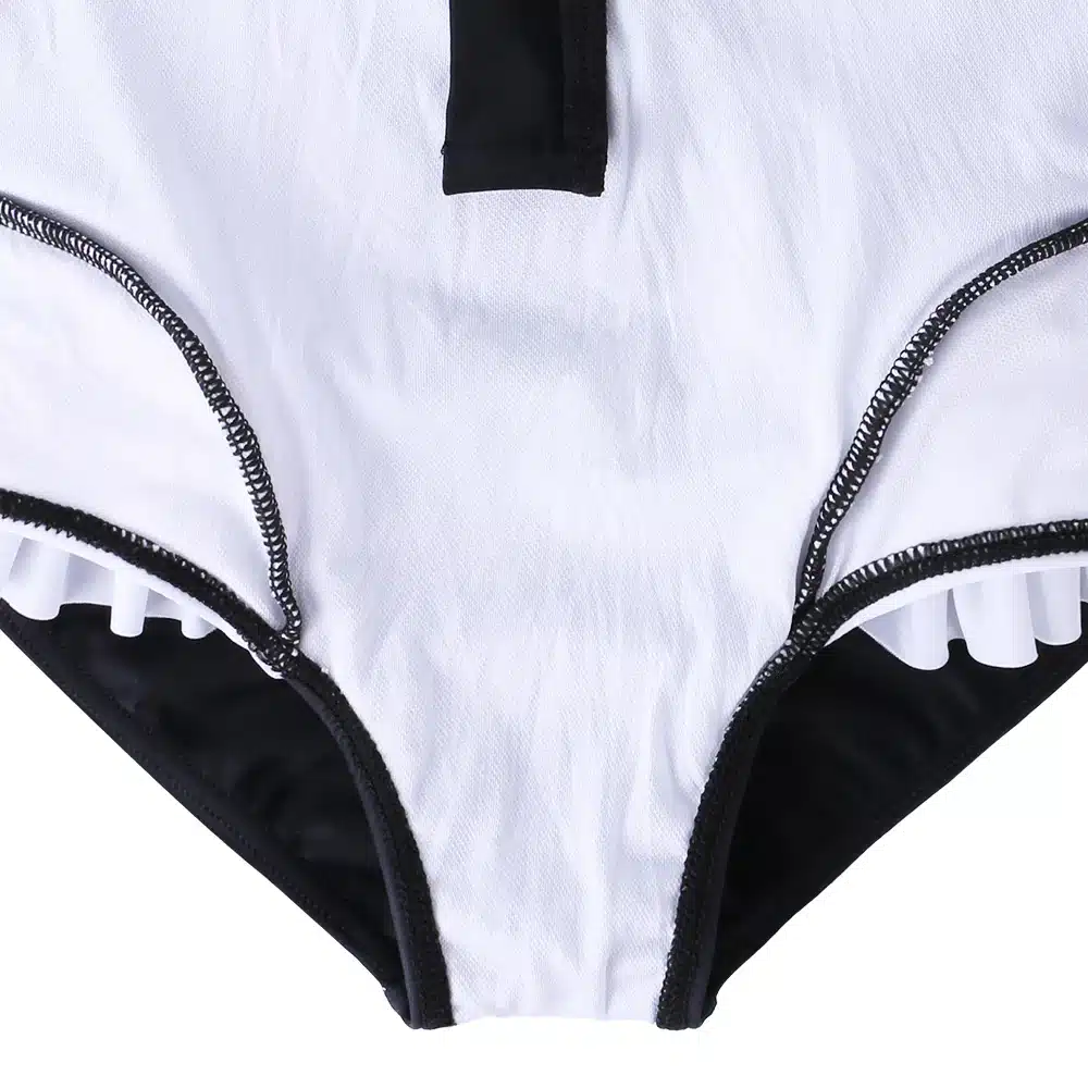 BAOHULU Cartoon Baby Girl Swimwear Petal Long Sleeve Swan Girls Swimsuit Kids Swimwear UPF50+One Piece Children Swimming Suit 17