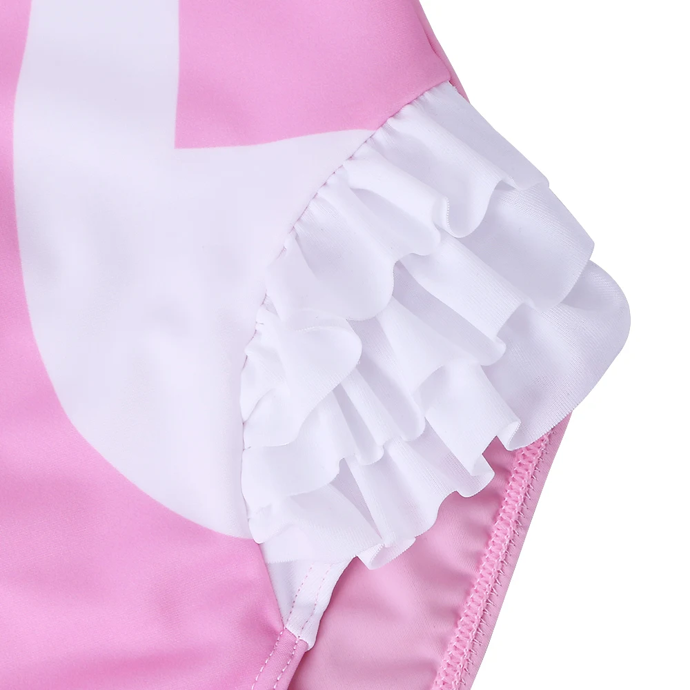 BAOHULU Cartoon Baby Girl Swimwear Petal Long Sleeve Swan Girls Swimsuit Kids Swimwear UPF50+One Piece Children Swimming Suit 27