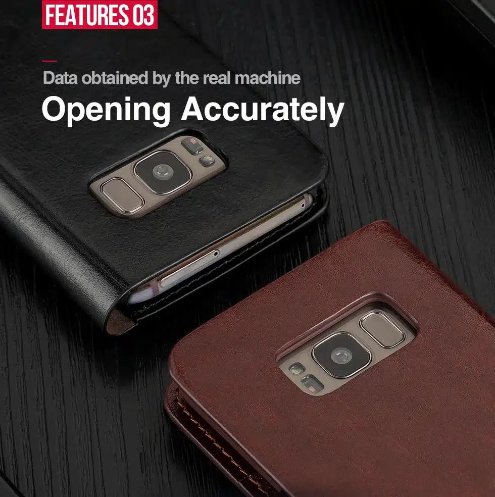 Musubo Business Luxury Case For S10e+ S8 Genuine Leather Flip Cases Cover for Samsung Galaxy Note 8 5 Wallet Bag S9 Plus S7 Edge 17
