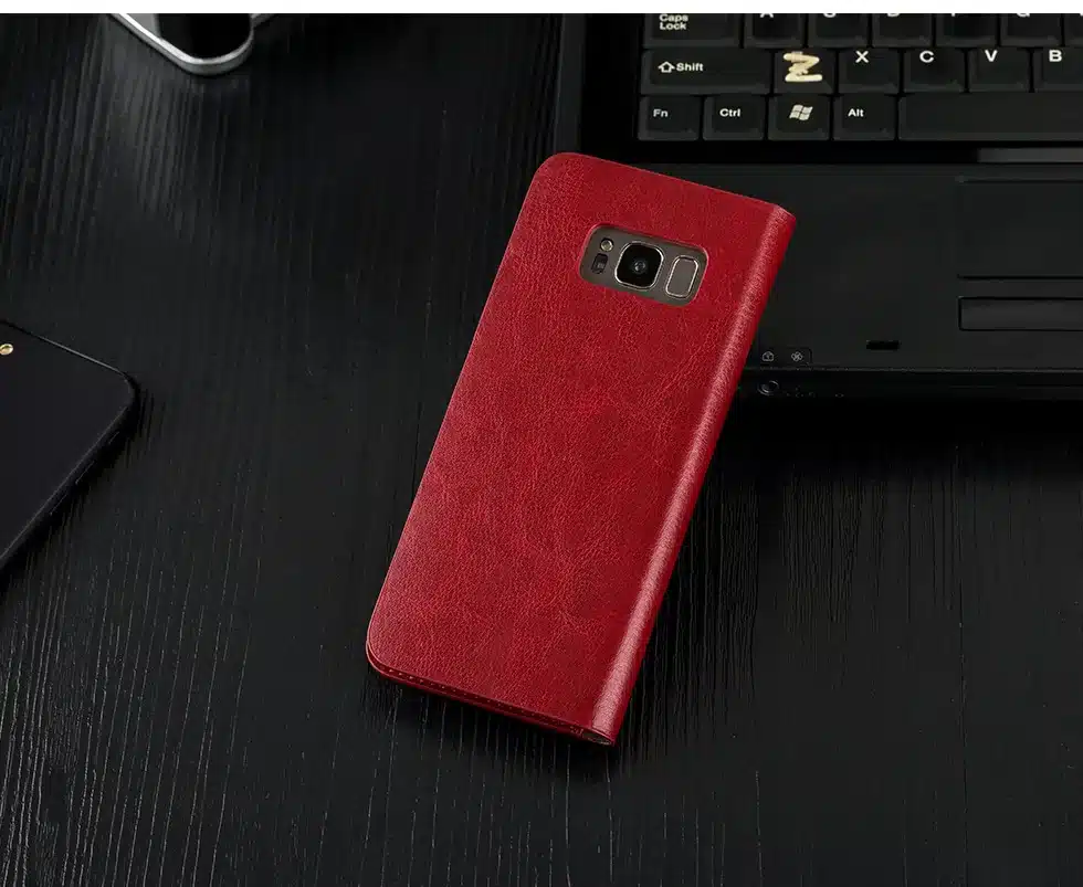 Musubo Business Luxury Case For S10e+ S8 Genuine Leather Flip Cases Cover for Samsung Galaxy Note 8 5 Wallet Bag S9 Plus S7 Edge 39