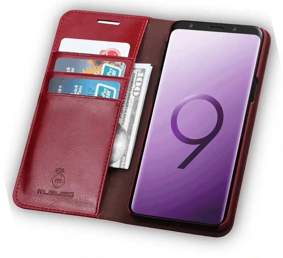 Musubo Business Luxury Case For S10e+ S8 Genuine Leather Flip Cases Cover for Samsung Galaxy Note 8 5 Wallet Bag S9 Plus S7 Edge 40