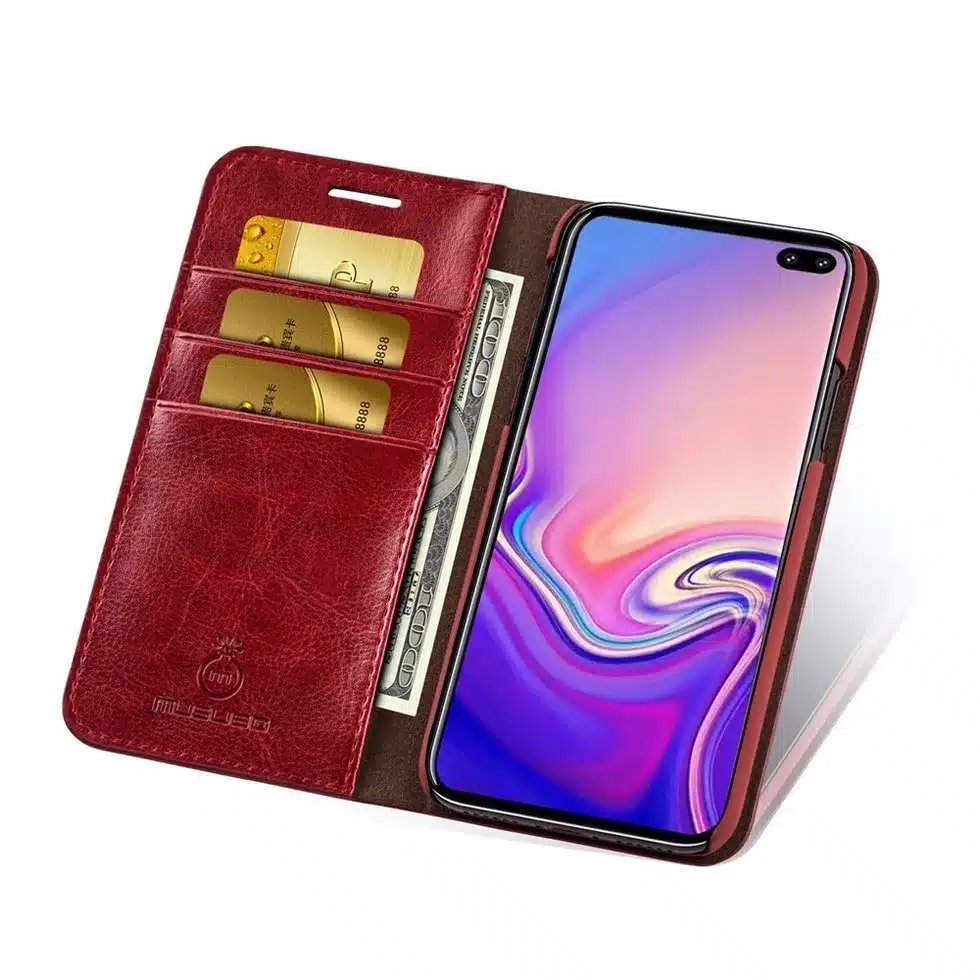 Musubo Business Luxury Case For S10e+ S8 Genuine Leather Flip Cases Cover for Samsung Galaxy Note 8 5 Wallet Bag S9 Plus S7 Edge 41