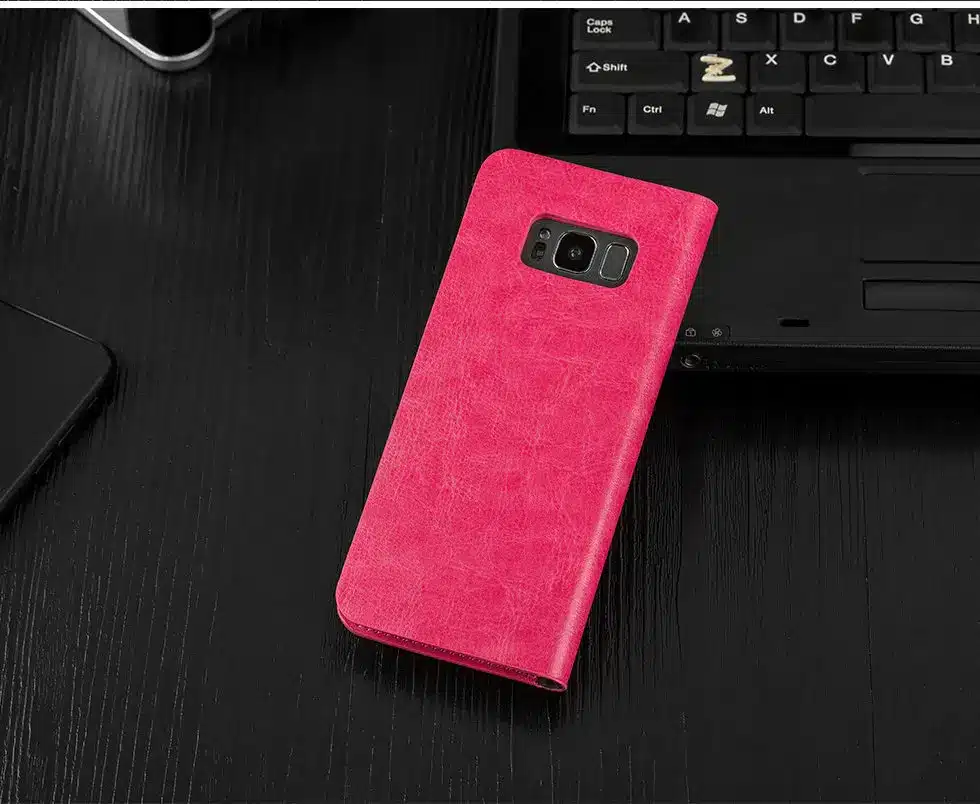 Musubo Business Luxury Case For S10e+ S8 Genuine Leather Flip Cases Cover for Samsung Galaxy Note 8 5 Wallet Bag S9 Plus S7 Edge 44