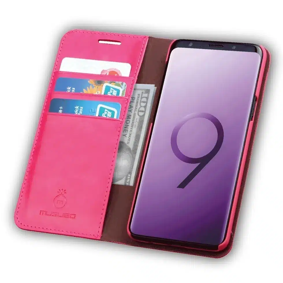 Musubo Business Luxury Case For S10e+ S8 Genuine Leather Flip Cases Cover for Samsung Galaxy Note 8 5 Wallet Bag S9 Plus S7 Edge 45