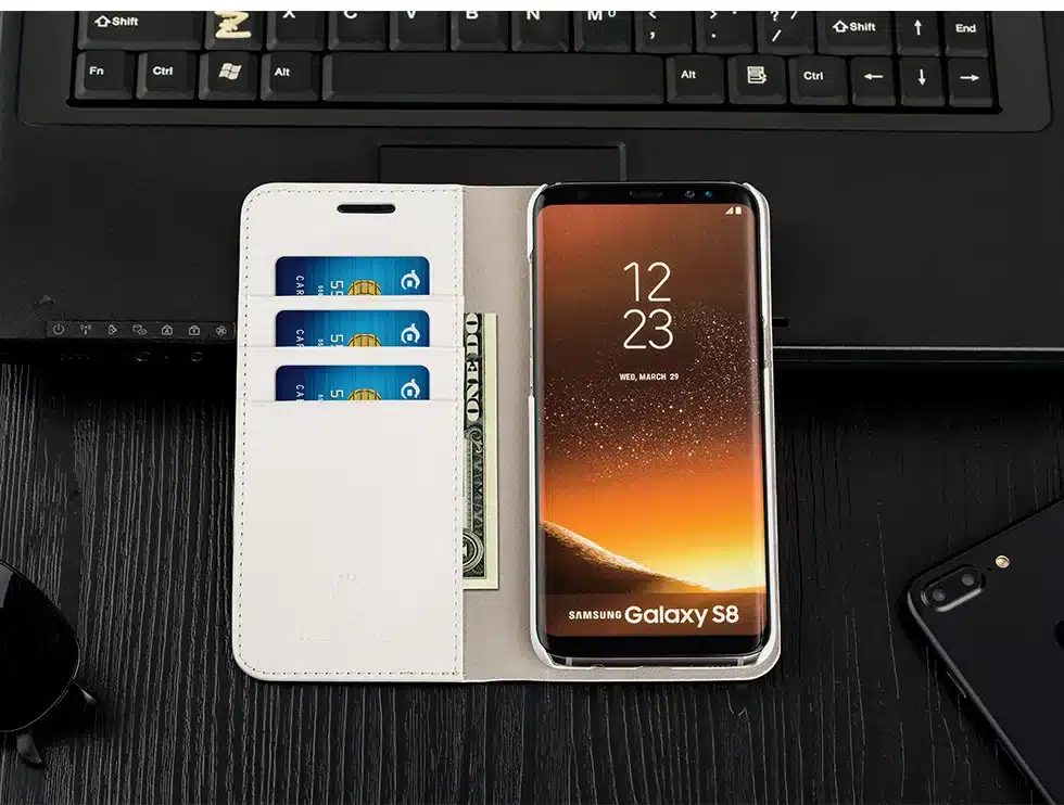 Musubo Business Luxury Case For S10e+ S8 Genuine Leather Flip Cases Cover for Samsung Galaxy Note 8 5 Wallet Bag S9 Plus S7 Edge 48