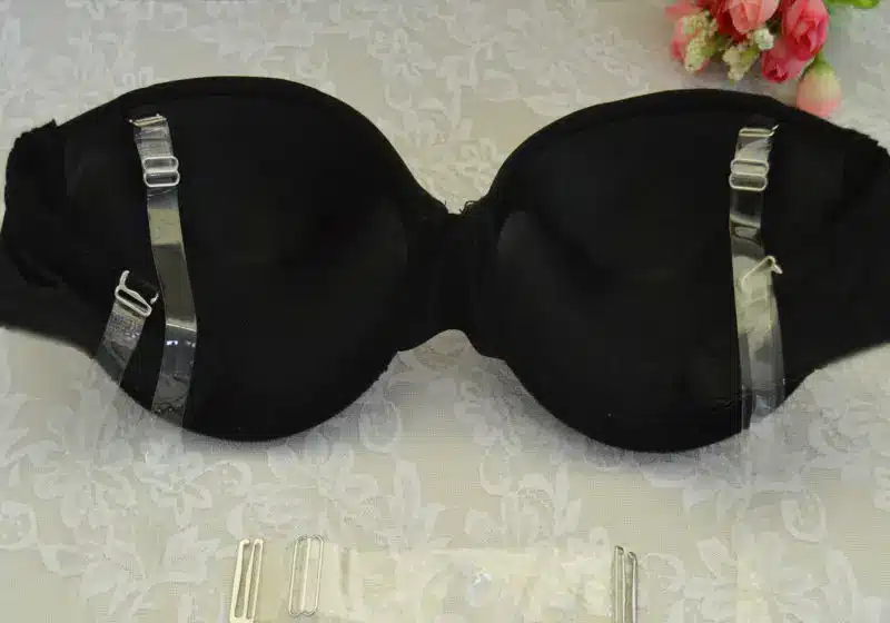 New Wedding Lingerie Push Up Bras Invisible Transparnt Strapless Adjustable Clear Back Blue White Black Nude Rose 32-40 A B C D 15