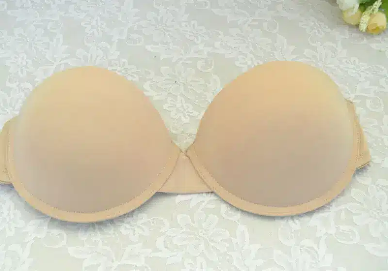 New Wedding Lingerie Push Up Bras Invisible Transparnt Strapless Adjustable Clear Back Blue White Black Nude Rose 32-40 A B C D 25