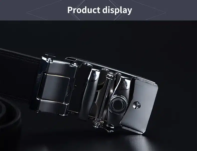 COWATHER COW genuine Leather Belts for Men High Quality Male Brand Automatic Ratchet Buckle belt 1.25" 35mm Wide 110-130cm long 10