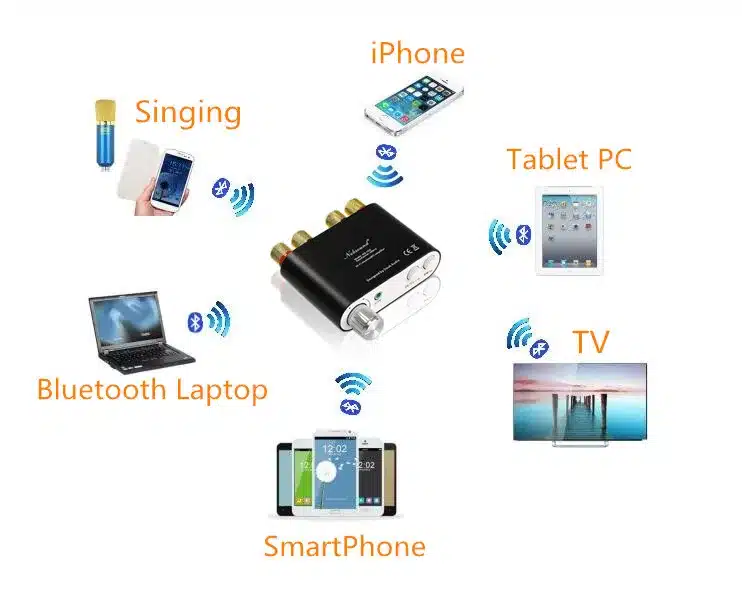 2017 Lastest Nobsound NS-10G TPA3116 Bluetooth 4.0 Mini Digital Amplifier Stereo HiFi Power Amp 50W*2 FREE SHIPPING 15