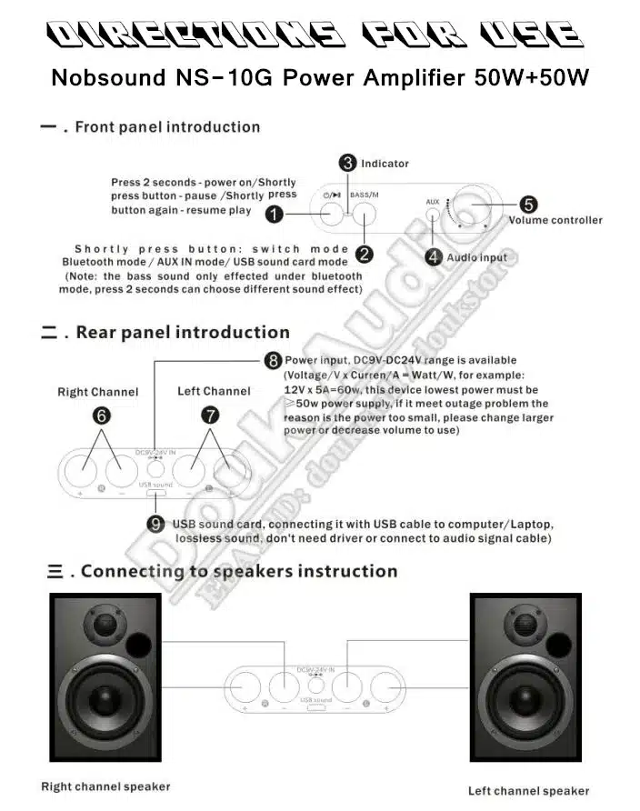 2017 Lastest Nobsound NS-10G TPA3116 Bluetooth 4.0 Mini Digital Amplifier Stereo HiFi Power Amp 50W*2 FREE SHIPPING 17