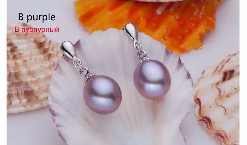 2017 Fashion Brand Natural Pearl Statement Earrings Outstanding For Women Long Earring 925 Sterling Silver Jewelry Wedding Gift 21