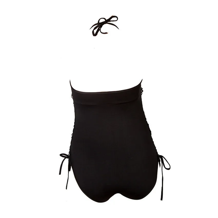 5XL Plus Size Swimwear Women One Piece 2017 Push Up Swimsuit Bandage Swimming Suit For Women Monokini Swim Suits Sexy Bathing 20