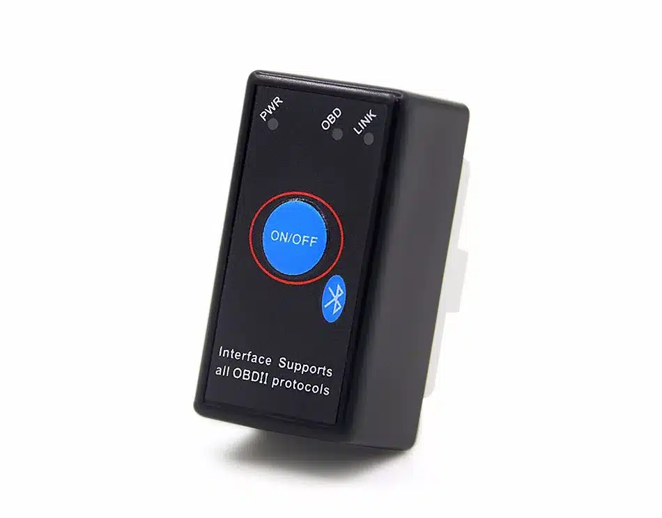 must Bluetooth skänner sinise lülitiga