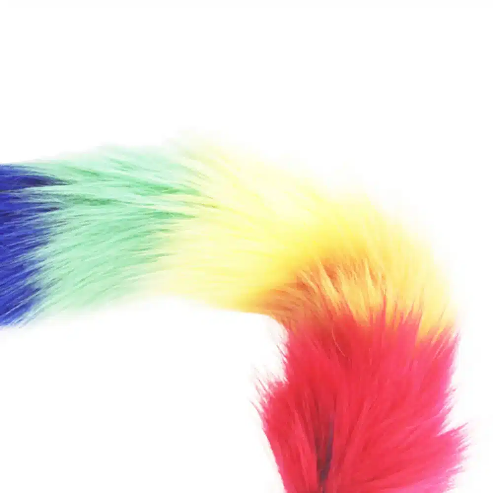 rainbow Fox/Dog Tail silicone Furry Anal Plug Sexy Toys Butt Plug BDSM Flirt Anus For Women WILD cat Tail Adult Toy rule play 4
