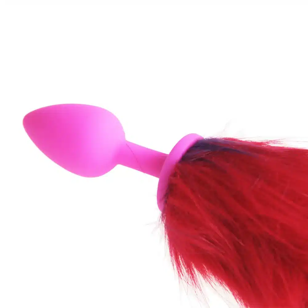 rainbow Fox/Dog Tail silicone Furry Anal Plug Sexy Toys Butt Plug BDSM Flirt Anus For Women WILD cat Tail Adult Toy rule play 5