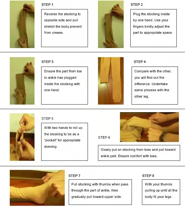 20-30mmHg Medical Stocking Pressure Black Khaki Nylon Pantyhose Compression Stockings Stovepipe Stockings 21