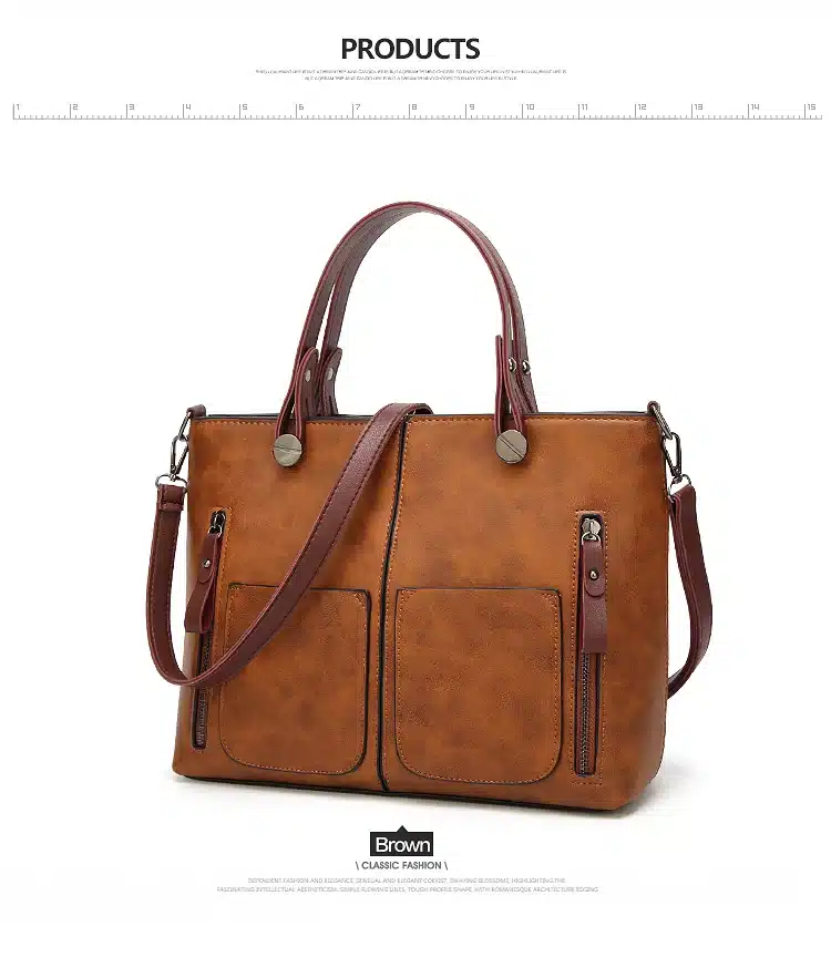 Tinkin Vintage Women Shoulder Bag Female Causal Totes for Daily Shopping All-Purpose High Quality Dames Handbag 10