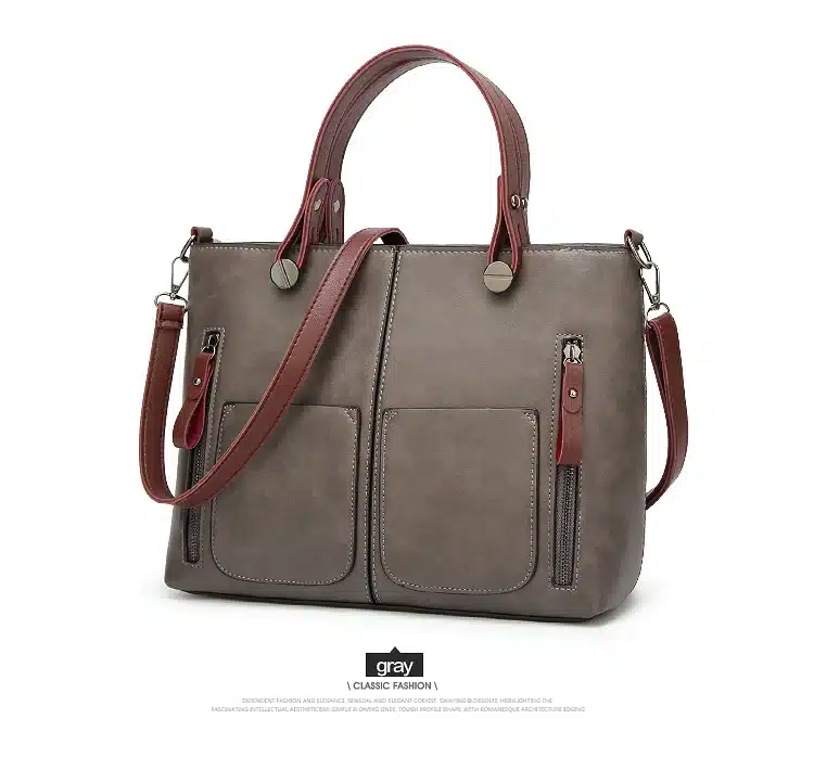 Tinkin Vintage Women Shoulder Bag Female Causal Totes for Daily Shopping All-Purpose High Quality Dames Handbag 13