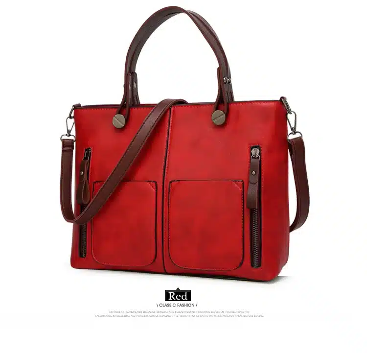 Tinkin Vintage Women Shoulder Bag Female Causal Totes for Daily Shopping All-Purpose High Quality Dames Handbag 16