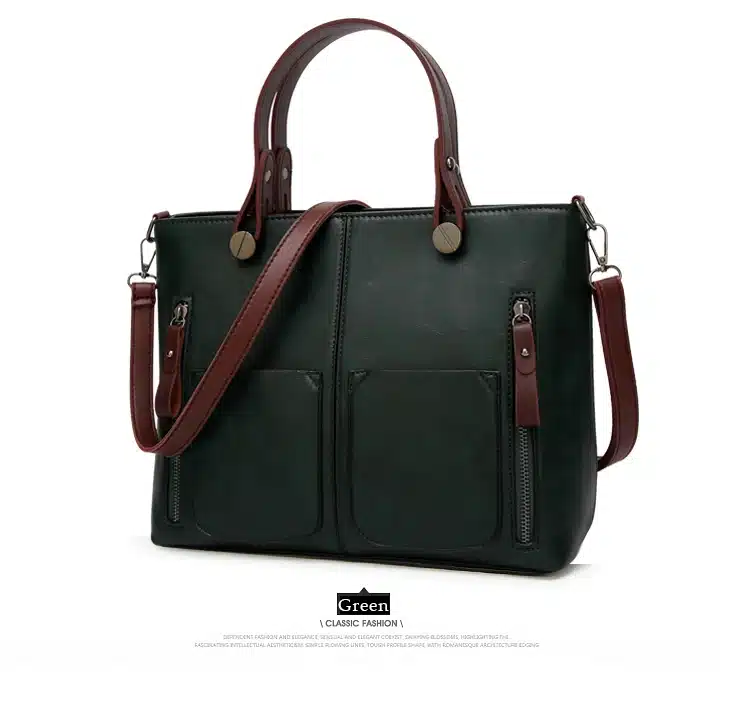 Tinkin Vintage Women Shoulder Bag Female Causal Totes for Daily Shopping All-Purpose High Quality Dames Handbag 17
