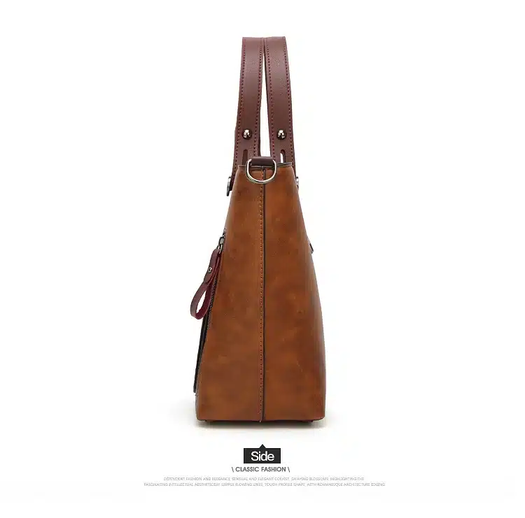 Tinkin Vintage Women Shoulder Bag Female Causal Totes for Daily Shopping All-Purpose High Quality Dames Handbag 22