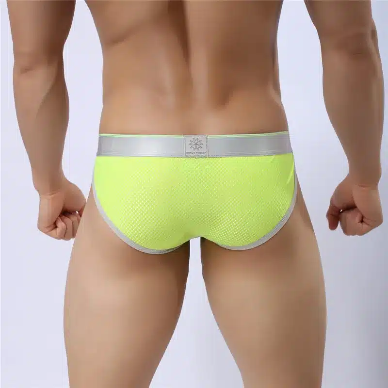 BRAVE PERSON Brand Male Underwear Men Briefs New Arrivals Men's Sexy Underpants Low-waist Nylon Sexy Underwear Briefs For Man 21