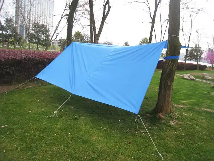 Ultralight Outdoor Portable Hammock Awning Hanging Tent Wear-resisting Large Multi-functional Mat Folding UV Proof Waterproof 10