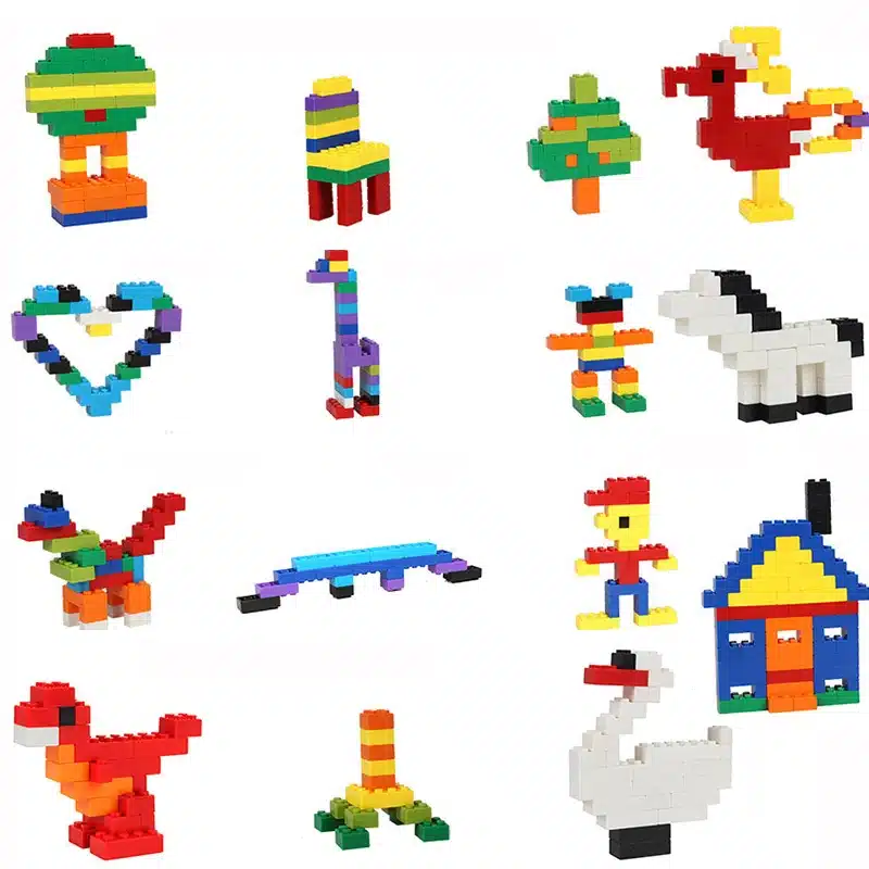 Tavalised legoklotsid - 250 tk komplektis | kujundav pilt e-kaubamaja pildikogust