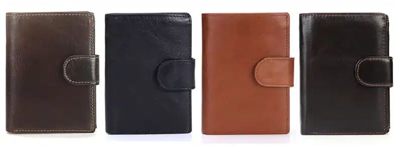 MISFITS Vintage Men Wallet Genuine Leather Short Wallets Male Multifunctional Cowhide Purse Coin Pocket Driver License Holder 11