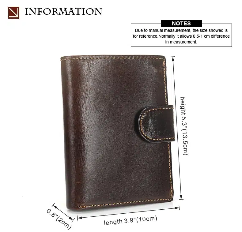 MISFITS Vintage Men Wallet Genuine Leather Short Wallets Male Multifunctional Cowhide Purse Coin Pocket Driver License Holder 12