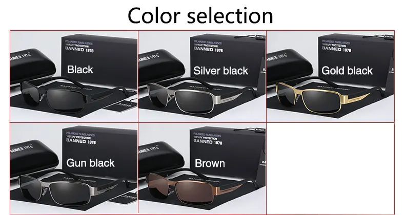 2018 Brand Designer HD Polarized Oculos fashion Men women Sunglasses UV400 Protection Sun Glasses male driving eyewear with box 10