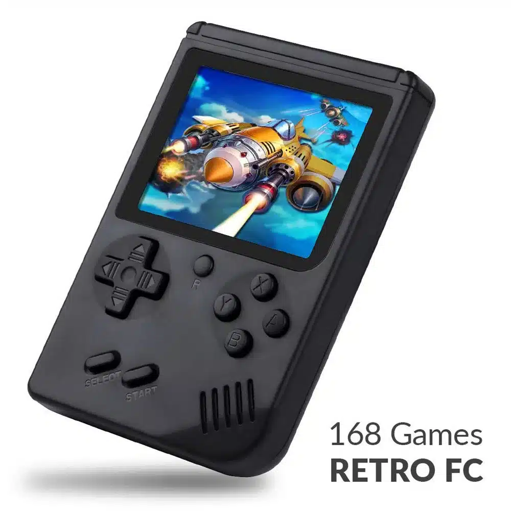 Video Game Console 8 Bit Retro Mini Pocket Handheld Game Player Built-in 168 Classic Games Best Gift for Child Nostalgic Player 1