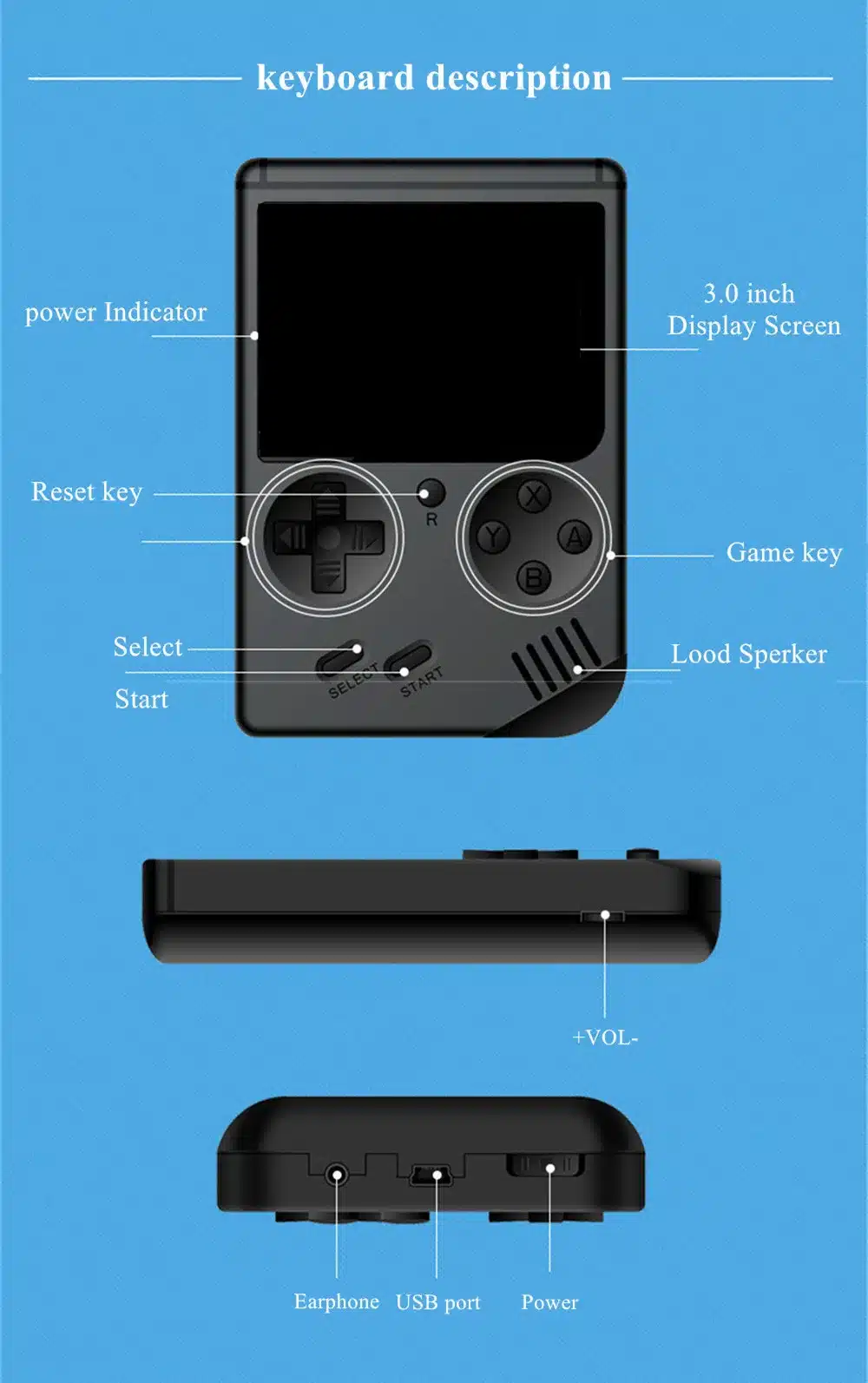 Video Game Console 8 Bit Retro Mini Pocket Handheld Game Player Built-in 168 Classic Games Best Gift for Child Nostalgic Player 4