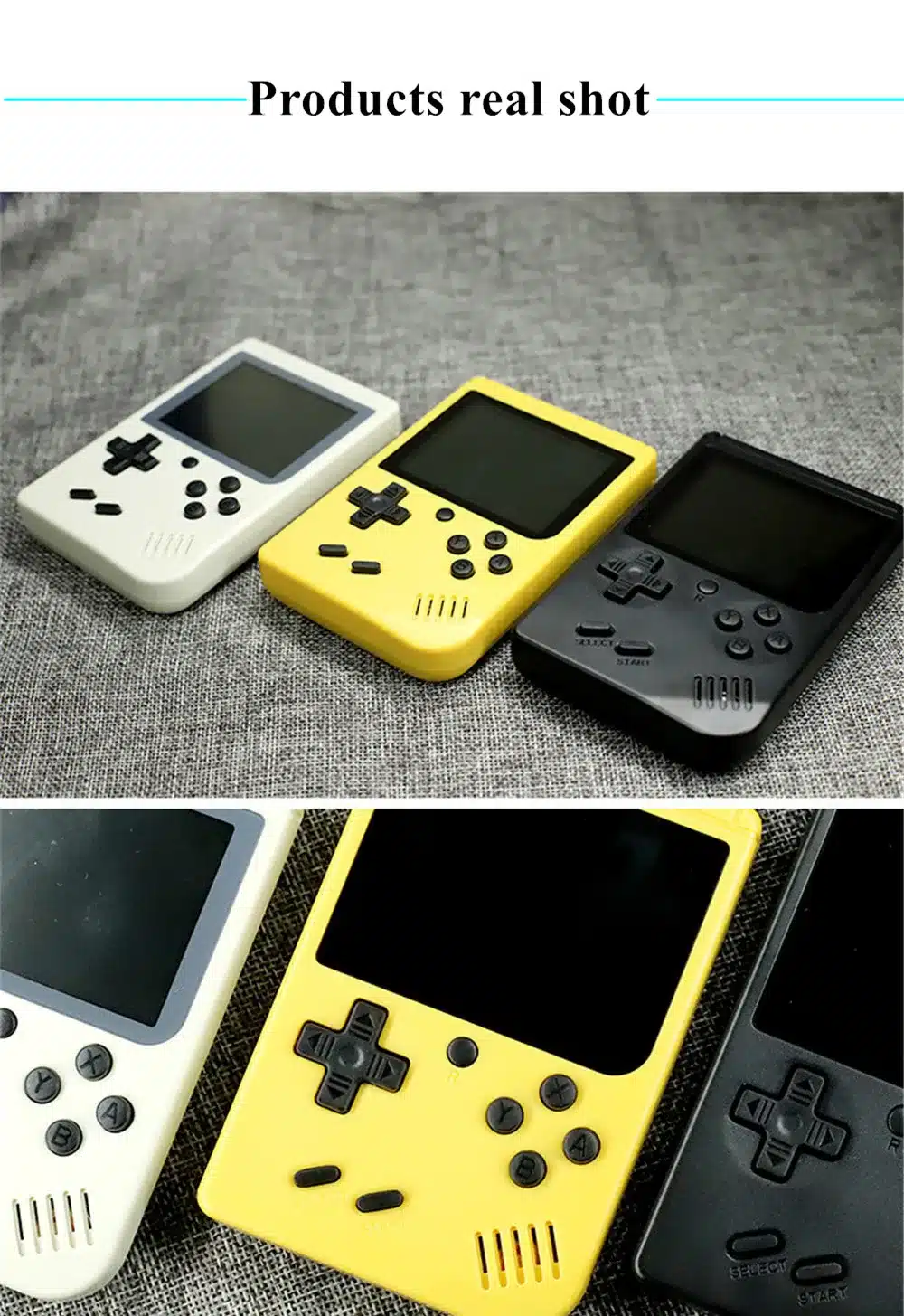 Video Game Console 8 Bit Retro Mini Pocket Handheld Game Player Built-in 168 Classic Games Best Gift for Child Nostalgic Player 10