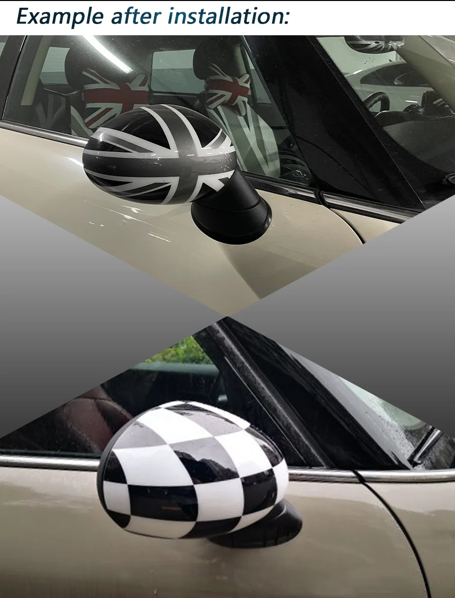 Mini Cooper tahavaatepeeglite kleebised | kujundav pilt e-kaubamaja pildikogust