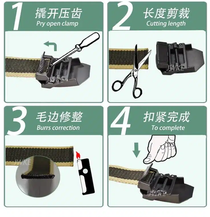 Fashion men's Canvas belt skull Metal tactics woven belt canvas belt Casual pants Cool wild gift for men belts Skull large size 32