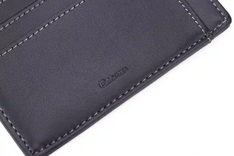 Gibo Auja - Brand New Genuine Leather Wallet Super Slim Card Holder Card Case Money Organizer Short Travel Men Wallets Clutch 30
