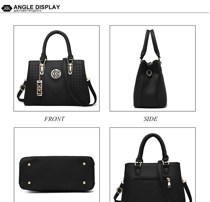 Embroidery Messenger Bags Women Leather Handbags Bags for Women 2018 Sac a Main Ladies Hand Bag 4
