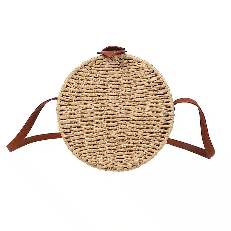 Women Summer Rattan Bag 2019 Round Straw Bags Handmade Woven Beach Cross Body Bag Circle Bohemia Handbag Bali Box Dropshipping 26