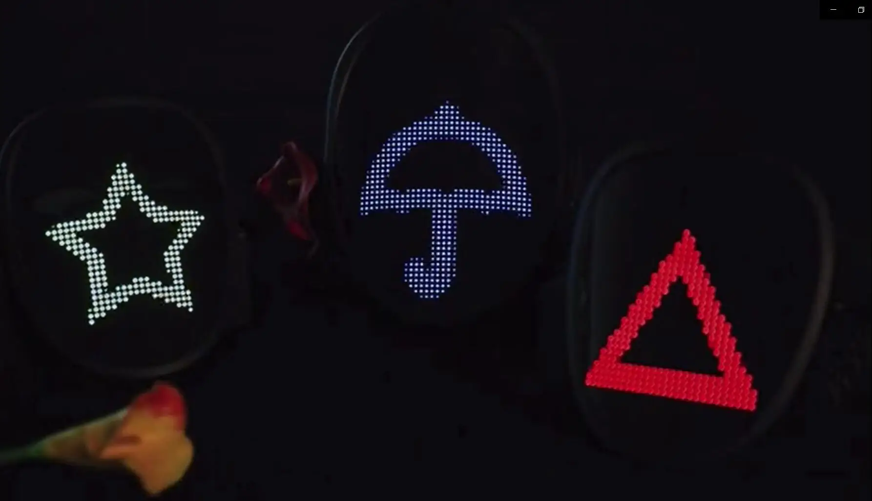 RGB valgustusega LED-mask | kujundav pilt e-kaubamaja pildikogust
