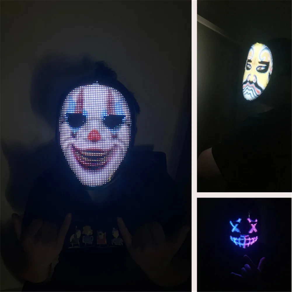 RGB valgustusega LED-mask | kujundav pilt e-kaubamaja pildikogust