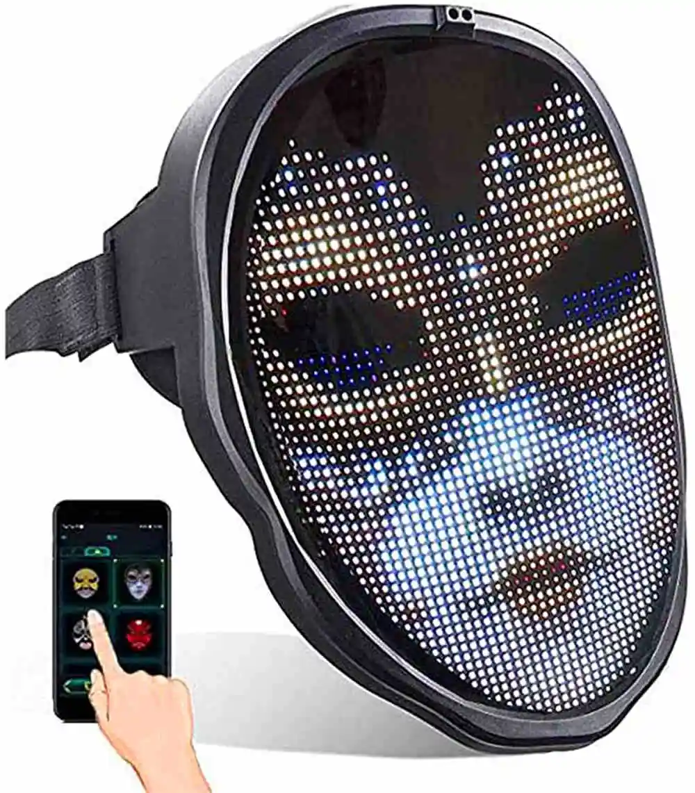 RGB valgustusega LED-mask | kujundav pilt e-kaubamaja pildikogust