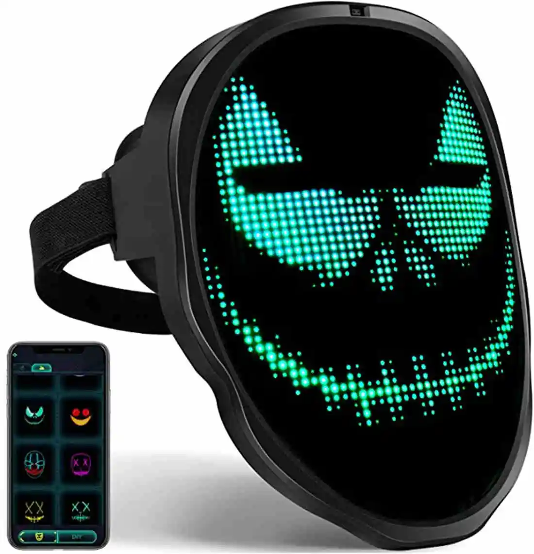 RGB valgustusega LED-mask | kujundav pilt e-kaubamaja pildikogust