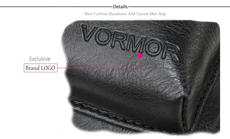 VORMOR Brand Preppy Style Leather School Backpack Bag For College Simple Design Men Casual Daypacks mochila male New 13