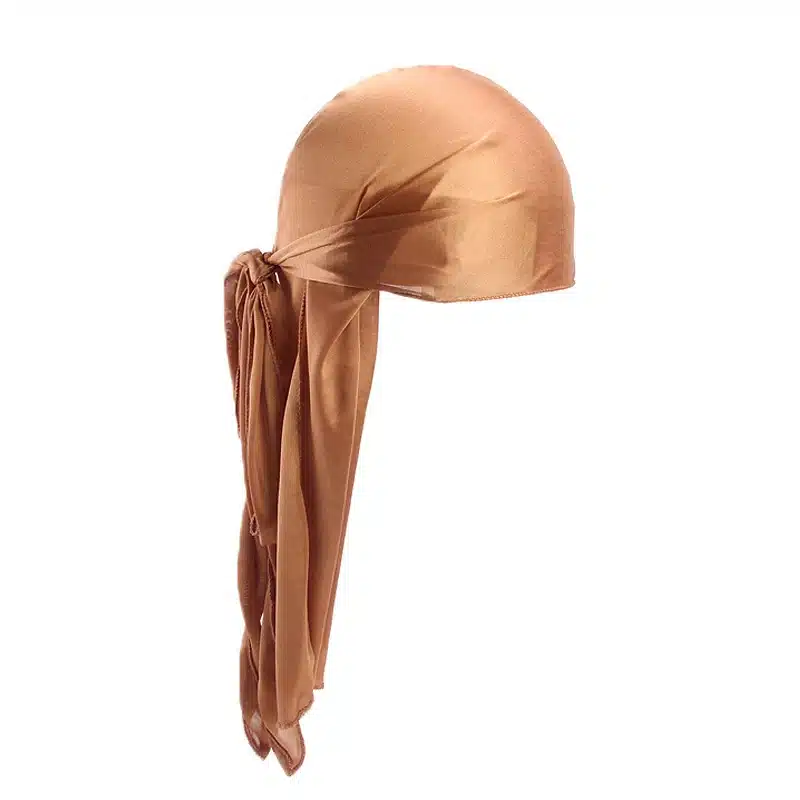 New Unisex Long Silk Soft Satin Breathable Bandana Turban Hat Wigs Doo Durag Biker Headwear Pirate Hat Men Hair Accessories 52