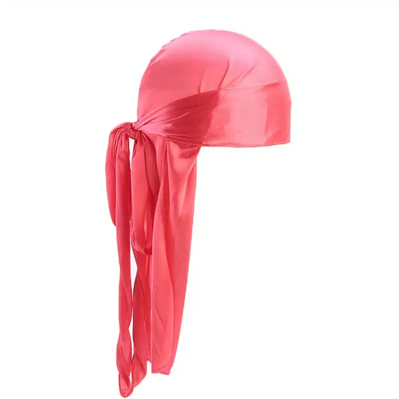 New Unisex Long Silk Soft Satin Breathable Bandana Turban Hat Wigs Doo Durag Biker Headwear Pirate Hat Men Hair Accessories 53