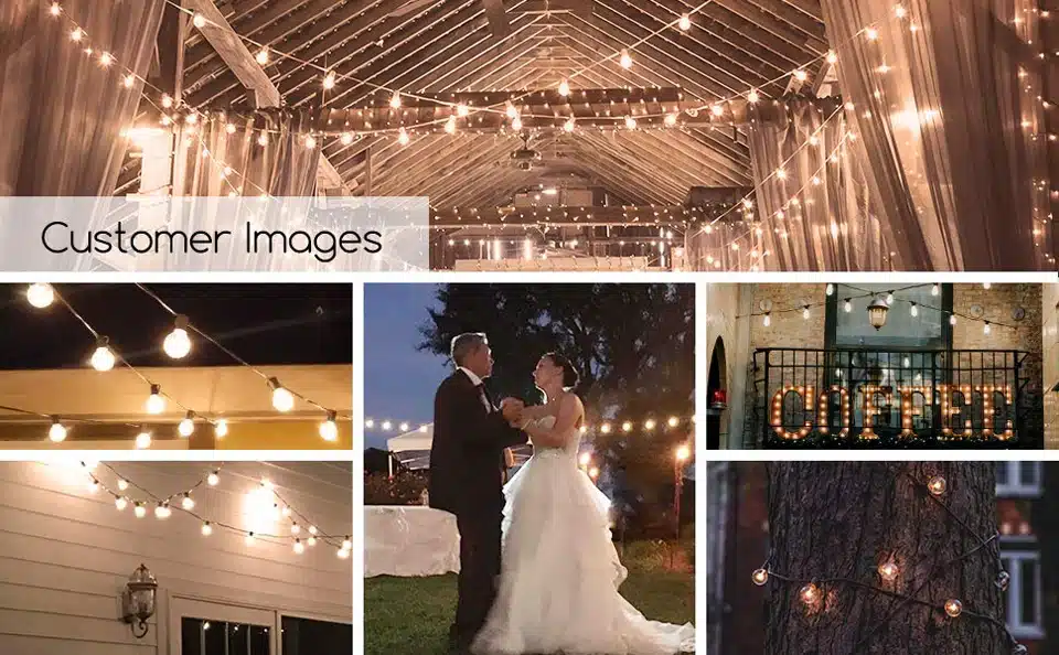 Xsky 6M 20 LED Wedding String Fairy Light Christmas Garden Decor LED Globe Bulb Led String Lights EU US Outdoor Party Garland 14