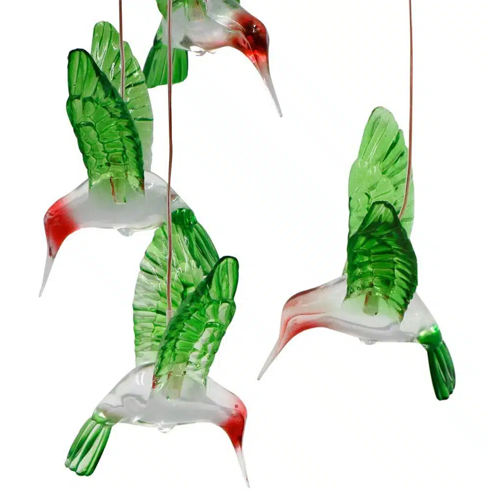Color Changing LED Solar Wind Chime Light Home Garden Light Outdoor Waterproof For Garden Decoration Butterfly Modern Art Decor 21
