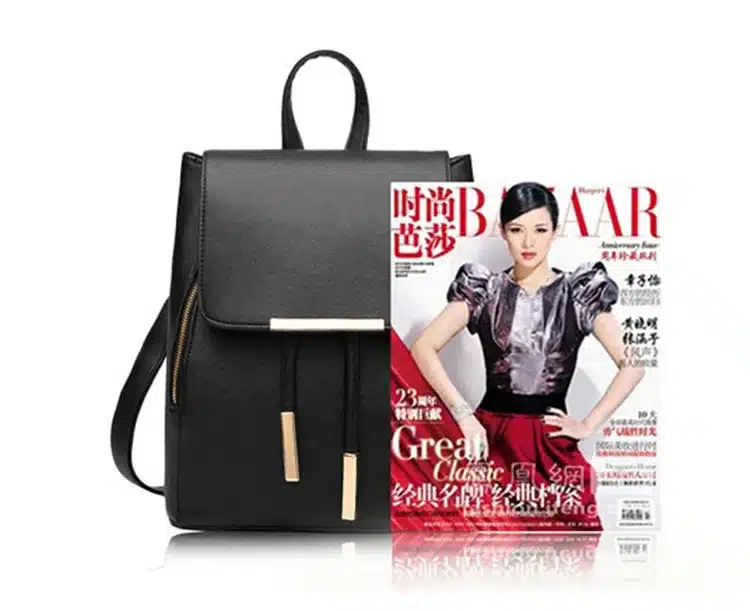 DIDA BEAR Women Backpack High Quality PU Leather Mochila Escolar School Bags For Teenagers Girls Leisure Backpacks Candy Color 16