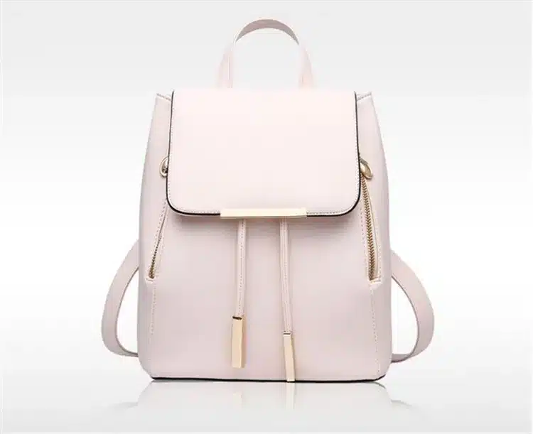 DIDA BEAR Women Backpack High Quality PU Leather Mochila Escolar School Bags For Teenagers Girls Leisure Backpacks Candy Color 18